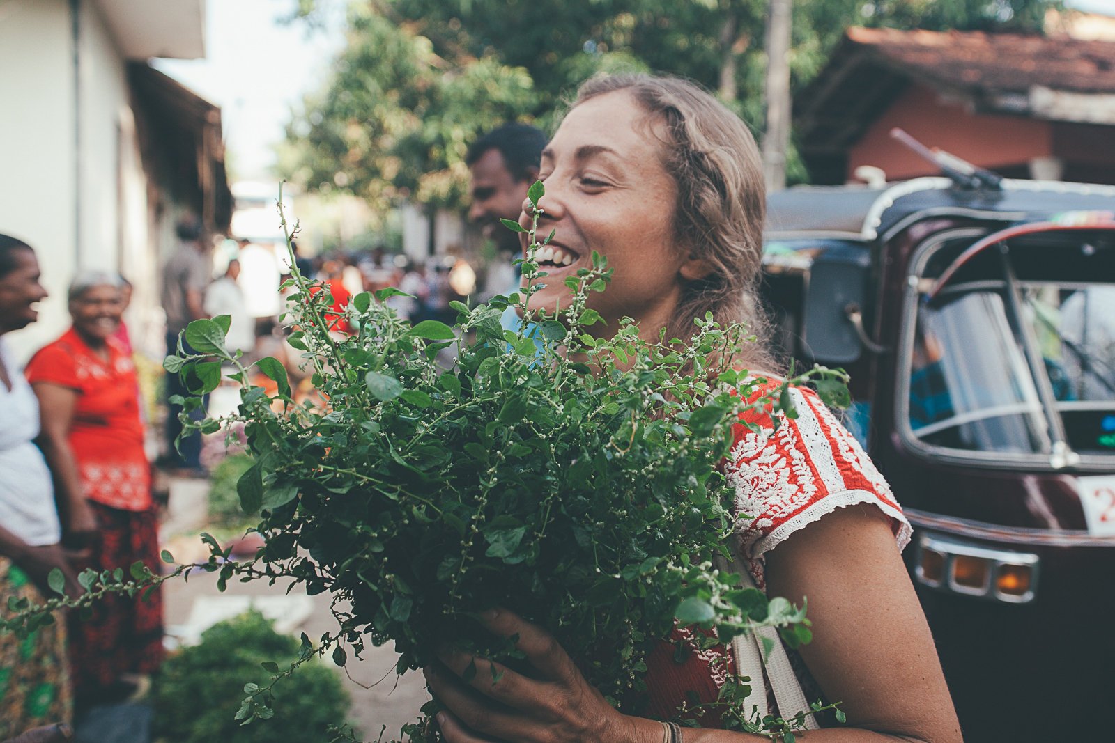 Diana at market